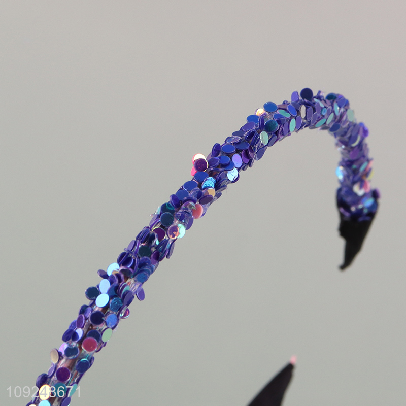 Online Wholesale Glitter Headband Fashion Elegant Hair Hoop for Women & Girls