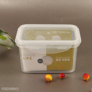 Good price rectangle 820ml plastic food container preservation <em>box</em> crisper
