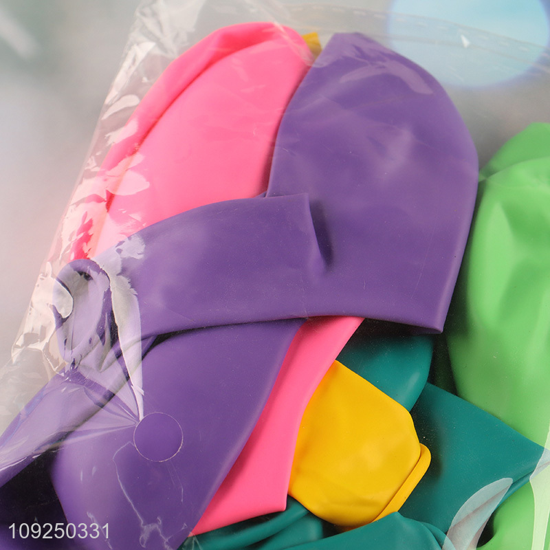 Factory Supply 10PCS Colorful Rubber Balloons for Birthday Baby Shower Party Decor