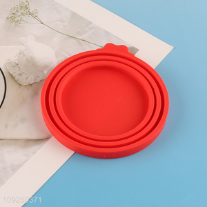 Online Wholesale Silicone Pet Food Can Cover Silicone Dog Cat Food Can Lid