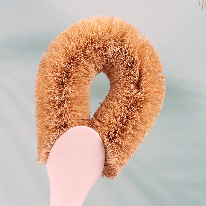 Good sale long handle home kitchen pot brush dish brush wholesale