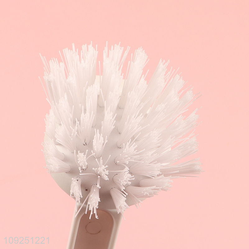 Good selling long handle home kitchen pot brush dish cleaning brush