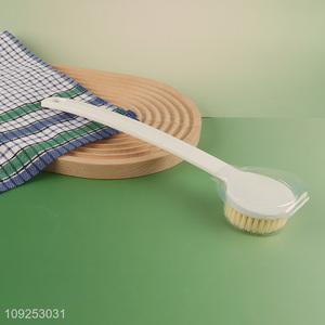 Hot Selling Durable Single Sided Exfoliating Bath <em>Brush</em> with Long Handle