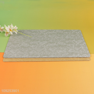 Hot selling rectangle multicolor place mat dinner mat wholesale