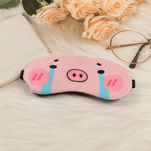 Hot products cartoon pig cute travel sleeping eye mask eye cover