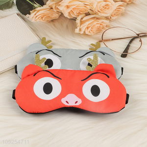 China factory multicolor polyester sleeping eye mask eye cover for sale