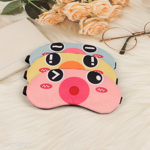 Best selling polyester adjustable sleeping eye mask eye cover wholesale