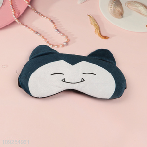 Top sale polyester travel adjustable sleeping eye mask eye cover wholesale