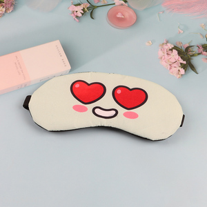 Low price polyester adjustable sleeping eye mask eye cover for adult