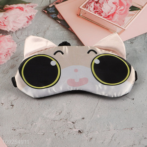 Good quality portable adjustable sleeping eye mask eye cover for sale