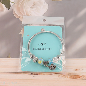 Hot Selling Charm Bracelet Stainless Steel Bangle Fashion Charm Bracelet
