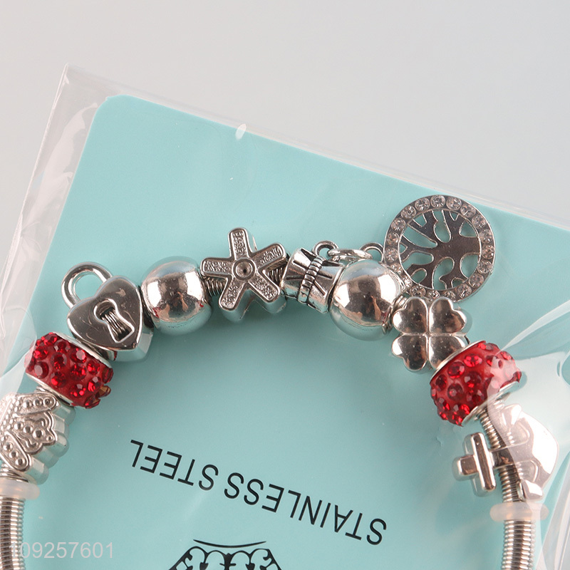 High Quality Charm Bracelet Stainless Steel Bangle Fashion Charm Bracelet