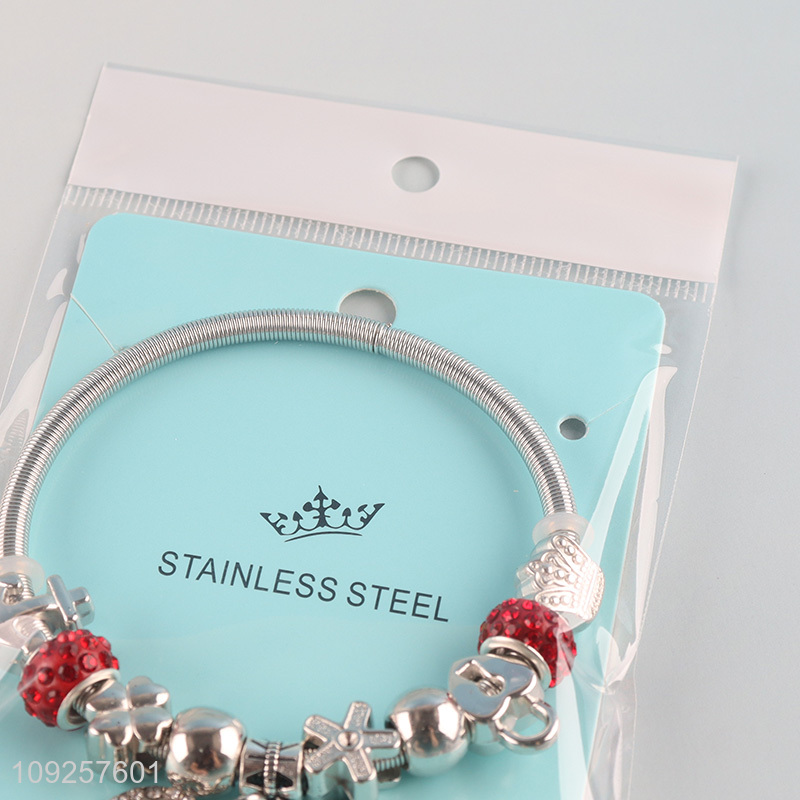 High Quality Charm Bracelet Stainless Steel Bangle Fashion Charm Bracelet