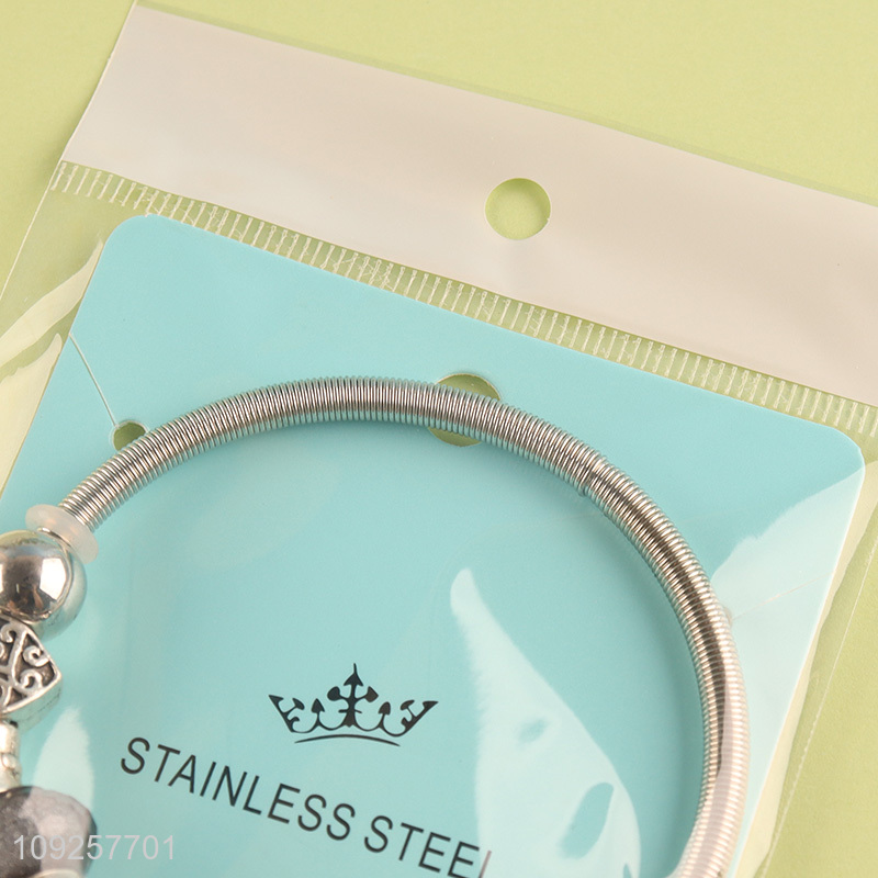 New Product Charm Bracelet Stainless Steel Bangle Fashion Charm Bracelet