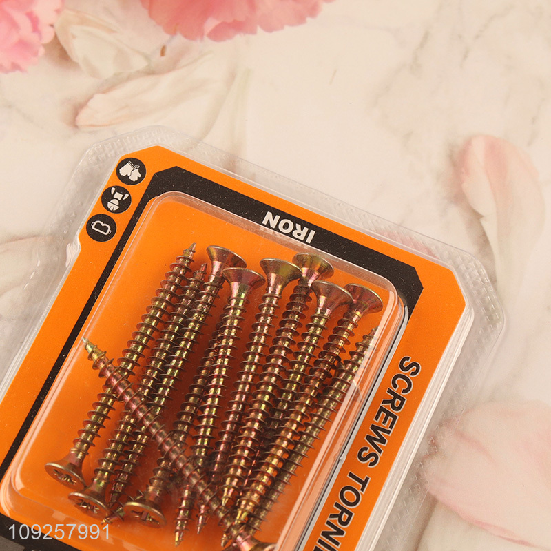 Good Quality 12 Pieces Self Tapping Screw Set Iron Self Tapping Screws Set