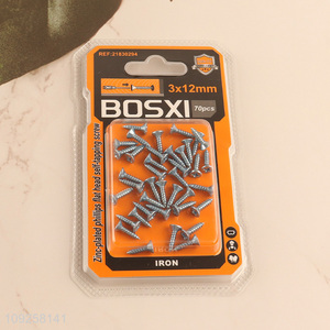 China Imports 70 Pieces Self Tapping Screw Set Iron Self Tapping Screws Set