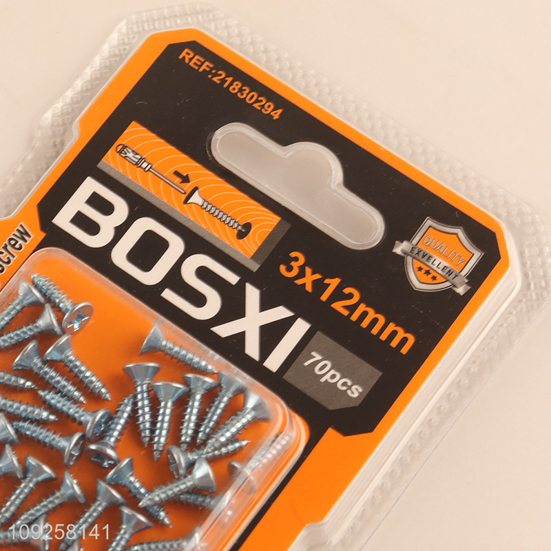 China Imports 70 Pieces Self Tapping Screw Set Iron Self Tapping Screws Set