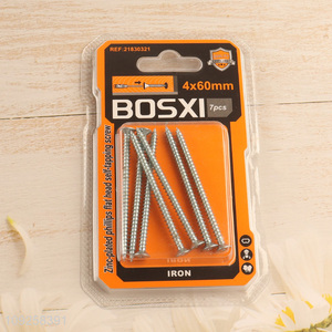 New Product 7 Pieces Self Tapping Screw Set Iron Self Tapping Screws Set