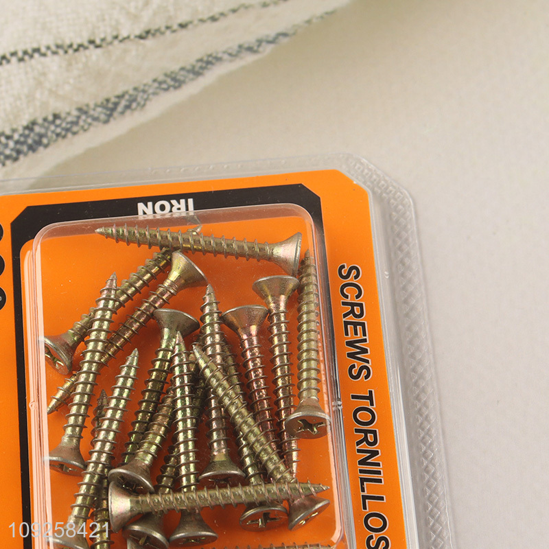 Factory Supply 18 Pieces Self Tapping Screw Set Iron Self Tapping Screws Set