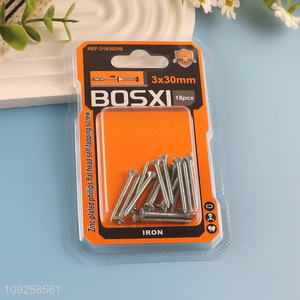 China Wholesale 18 Pieces Self Tapping Screw Set Iron Self Tapping Screws Set