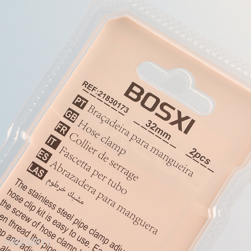 High Quality 3 Pieces Hose Clamps Set Adjustable Hose Clamps for Plumbing Garden