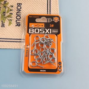 Factory Price 20 Pieces Screw Eye Pins Heavy Duty Self Tapping Screws Hooks