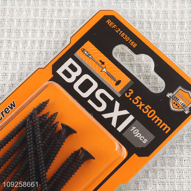 New Product 10 Pieces Self Tapping Screw Set Iron Self Tapping Screws Set