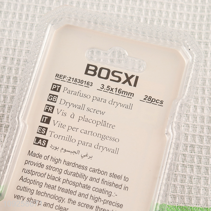 Factory Price 28 Pieces Self Tapping Screw Set Iron Self Tapping Screws Set