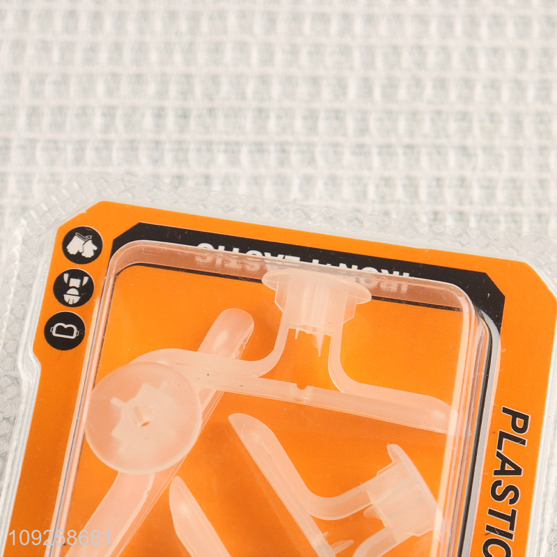 China Imports 4 Pieces Plastic Wall Anchor and Screw Set Drywall Anchor Kit