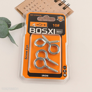 China Wholesale 4 Pieces Screw Eye Pins Heavy Duty Self Tapping Screws Hooks