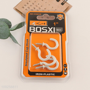 Hot Selling 4 Pieces Screw Eye Pins Heavy Duty Self Tapping Screws Hooks