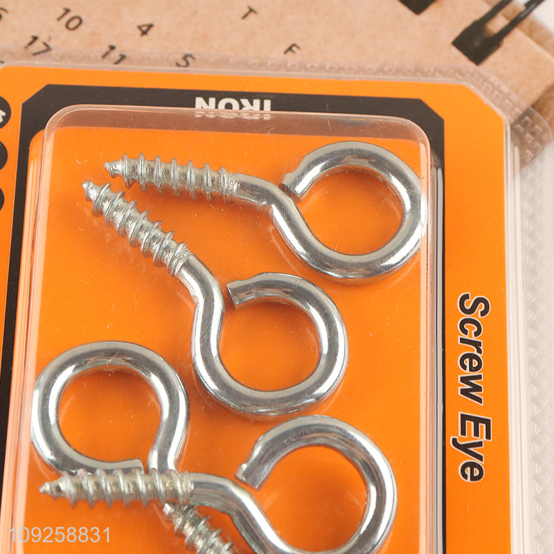 China Wholesale 4 Pieces Screw Eye Pins Heavy Duty Self Tapping Screws Hooks