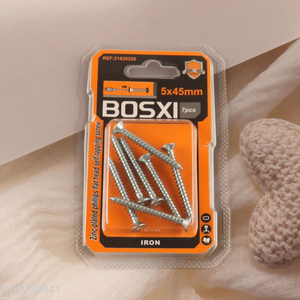 New Product 7 Pieces Self Tapping Screw Set Iron Self Tapping Screws Set