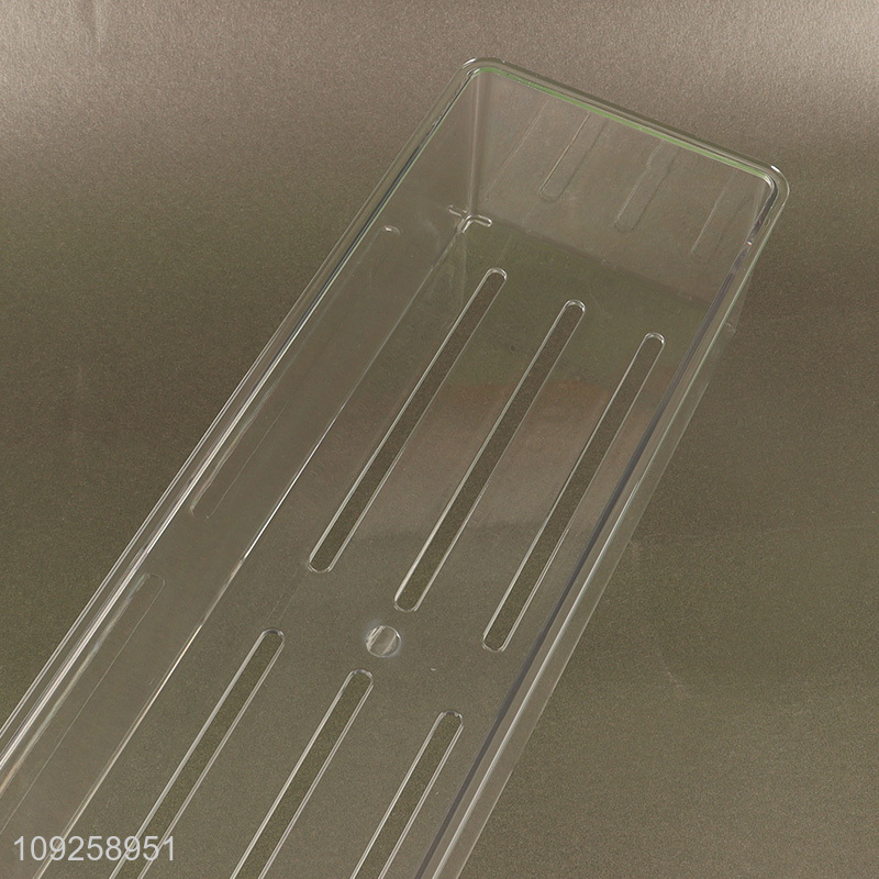 Hot products household clear bathroom shelves drain rack for sale