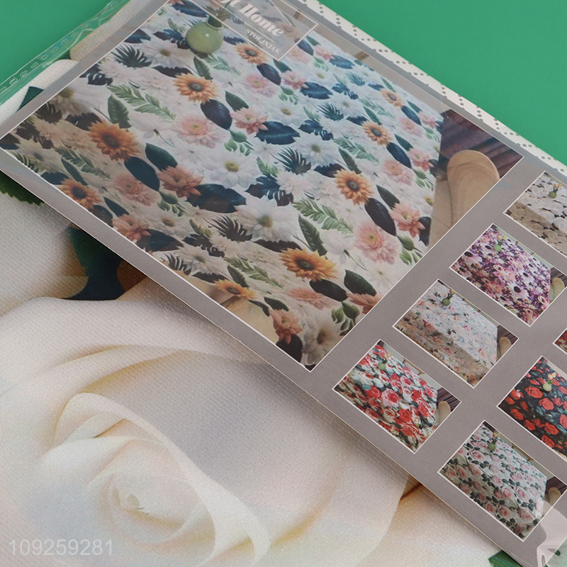 Wholesale 110*140cm Tablecloth Rose Flower Printed Table Cover for Rectangle Tables