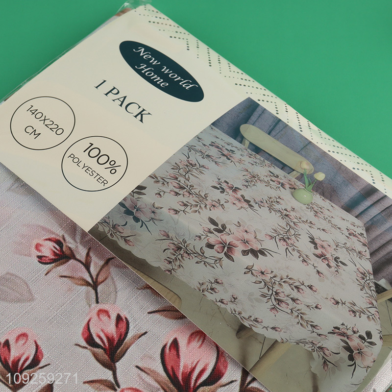 High Quality 140*220cm Tablecloth Fabric Table Cloth Floral Print Table Cover