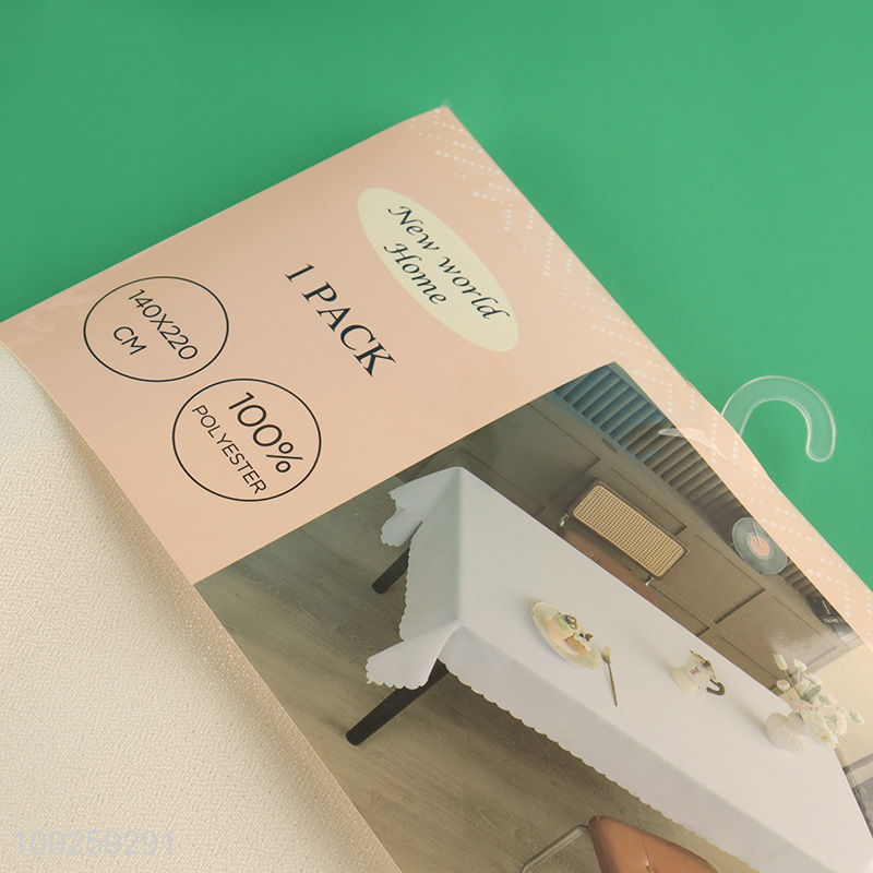 Factory Price 140*220cm Table Cloth 100% Polyester Table Cloth Fabric Table Cover