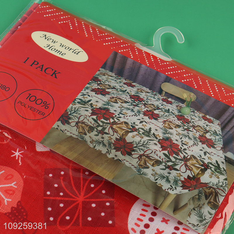 New Arrival 40*180cm Christmas Tablecloth for Christmas Party Dining Table Decor