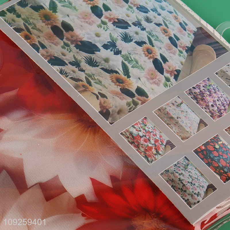 Wholesale 100*140cm Floral Print Table Cloth Polyester Table Cover for Rectangle Tables