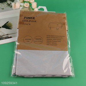 High Quality 140*180cm Fabric Table Cloth Polyester Table Cover for Rectangle Tables