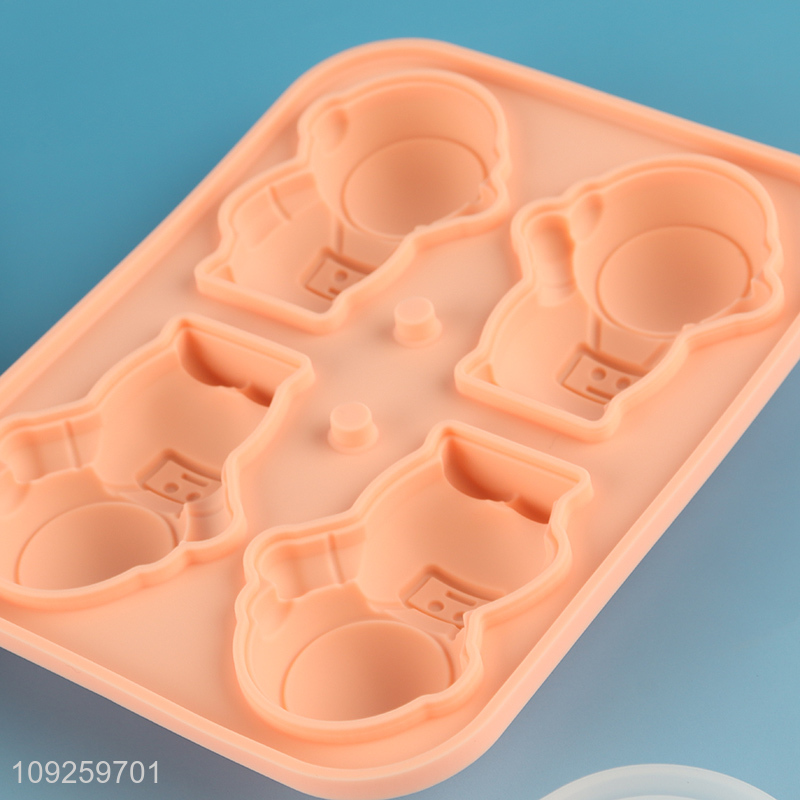China Wholesale 3D Silicone Ice Cube Tray for Whiskey Cocktail & Juice