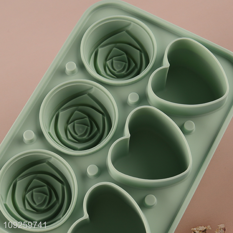 Popular Product 3D Silicone Ice Cube Molds Silicone Ice Cube Tray