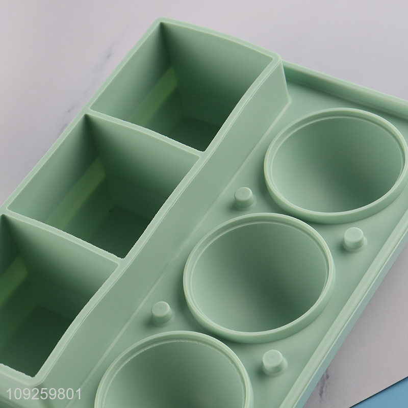 Online Wholesale 3D Silicone Ice Cube Molds Ice Cube Tray for Whiskey