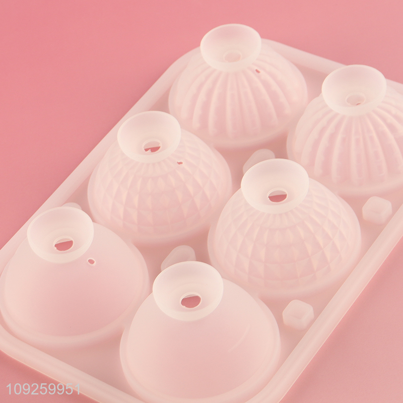 New Arrival 3D Silicone Ice Cube Tray for Whiskey Cocktail & Juice