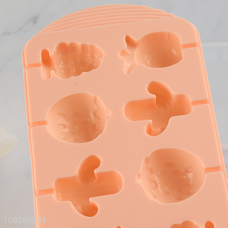 High Quality Silicone Lollipop Molds Non-Stick Silicone Hard Candy Molds