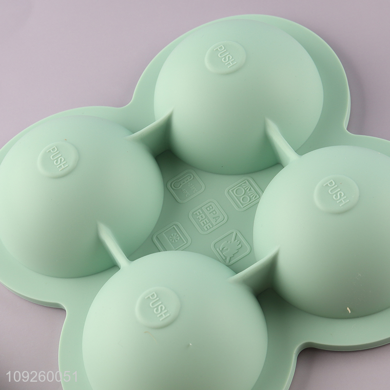 Good Quality Silicone Ice Cube Molds Reusable Silicone Ice Ball Tray