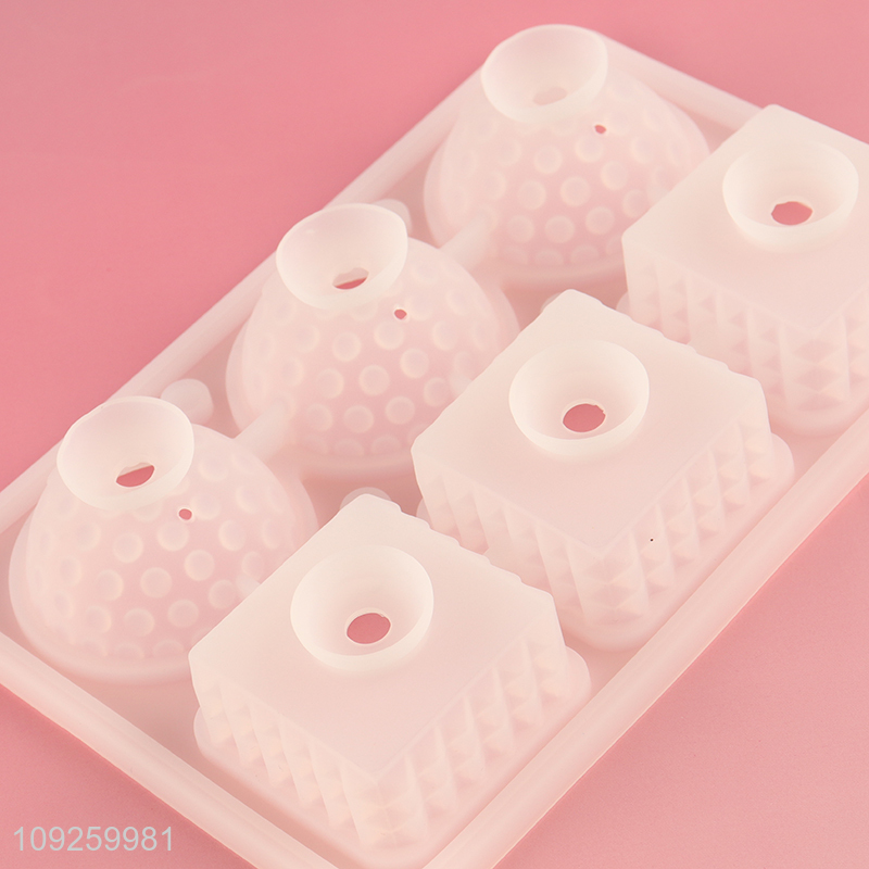 Wholesale 3D Silicone Ice Cube Molds BPA Free Silicone Ice Cube Tray