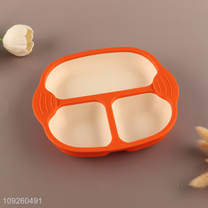 New Product Toddler Plate Silicone Divided Suction Plate for Babies
