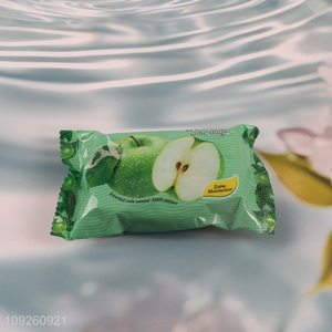 China wholesale reusable natural apple beauty soap bath soap