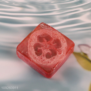 Good sale square body wash soap infused sponge wholesale